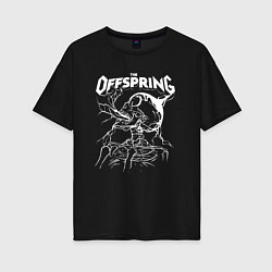 Женская футболка оверсайз The offspring - Supercharged