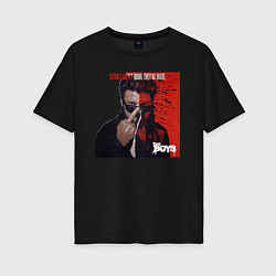 Женская футболка оверсайз Билли Бутчер the boys