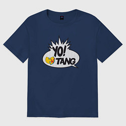 Футболка оверсайз женская Yo Wu-Tang, цвет: тёмно-синий