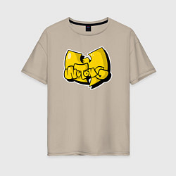 Женская футболка оверсайз Wu-Tang bubble