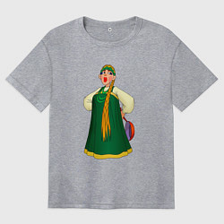 Женская футболка оверсайз Баба