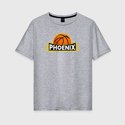 Женская футболка оверсайз Phoenix NBA