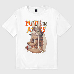 Женская футболка оверсайз Созданный в бездне - Наначи