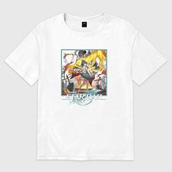 Футболка оверсайз женская Юньли, цвет: белый