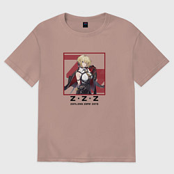 Женская футболка оверсайз Эвелин Шевалье - Zenless Zone Zero