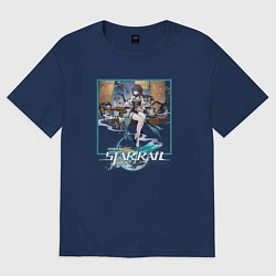 Женская футболка оверсайз Жуань Мэй