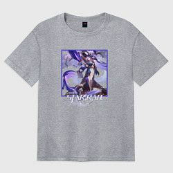 Женская футболка оверсайз Яшма