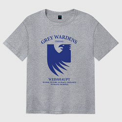 Женская футболка оверсайз Grey Wardens - Dragon Age