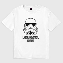 Женская футболка оверсайз Empire labor devotion