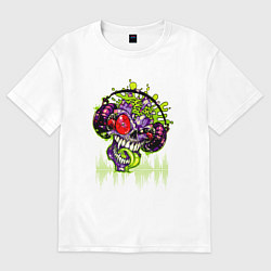 Женская футболка оверсайз DJ Zombie