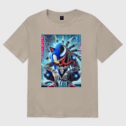 Женская футболка оверсайз Sonic-Venom - ai art fantasy