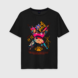 Женская футболка оверсайз One Piece Chopper Tony Tony