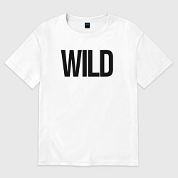 Женская футболка оверсайз Wild