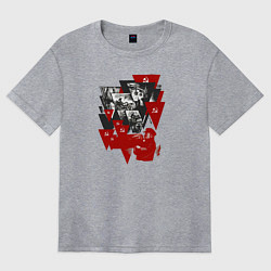 Женская футболка оверсайз Советская экономика - Ленин