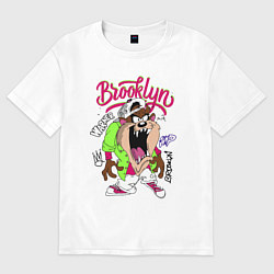 Женская футболка оверсайз Тасманский дьявол - Taz