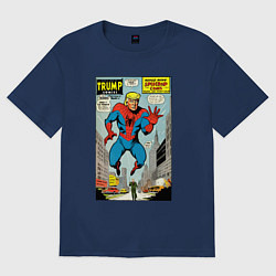 Женская футболка оверсайз Spider-Trump - ai art fantasy