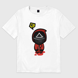 Женская футболка оверсайз Squid game killer