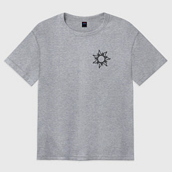 Женская футболка оверсайз Мое солнце - из парного набора