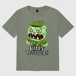 Женская футболка оверсайз Angry - Flippy