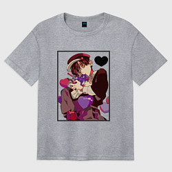 Женская футболка оверсайз Туалетный мальчик Ханако