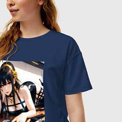 Футболка оверсайз женская Йор Форджер Семья шпиона, цвет: тёмно-синий — фото 2