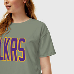 Футболка оверсайз женская Team LKRS, цвет: авокадо — фото 2