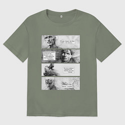 Женская футболка оверсайз Монолог из фильма Бегущий по лезвию