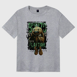 Женская футболка оверсайз Кролик Бонзо из Poppy Playtime