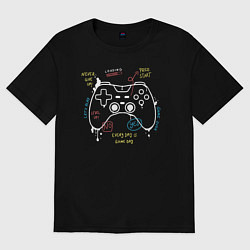 Женская футболка оверсайз Геймпад