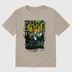 Женская футболка оверсайз Самбо Россия