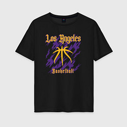 Женская футболка оверсайз Basketball Lakers