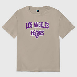 Женская футболка оверсайз Los Angeles hoops