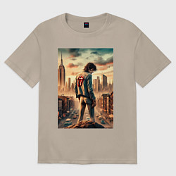 Женская футболка оверсайз Mick Jagger is the world legend