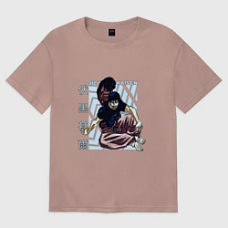 Женская футболка оверсайз Магическая битва Тоджи