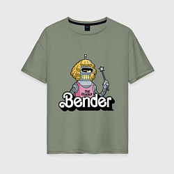 Женская футболка оверсайз Gender Bender