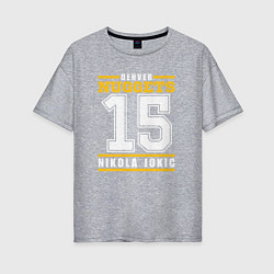 Женская футболка оверсайз Denver - Nocola Jokic