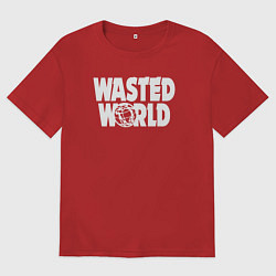 Женская футболка оверсайз Потерянный мир