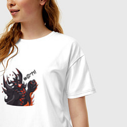 Футболка оверсайз женская Главный герой Dota 2, цвет: белый — фото 2