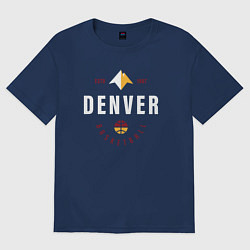 Женская футболка оверсайз Denver basketball 1967