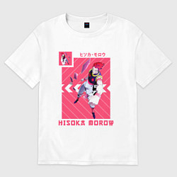 Футболка оверсайз женская Хантер Hisoka Morow, цвет: белый