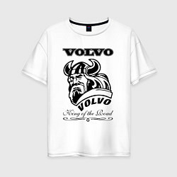 Футболка оверсайз женская Volvo viking, цвет: белый