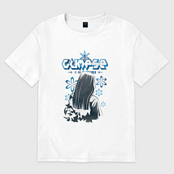 Женская футболка оверсайз Glimse,Y2K стиль