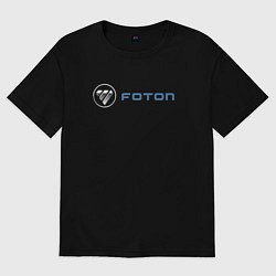 Футболка оверсайз женская Foton, цвет: черный