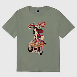 Женская футболка оверсайз Aerosmith Woman