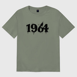Футболка оверсайз женская Эпоха времени 1964, цвет: авокадо