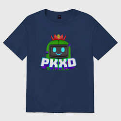 Футболка оверсайз женская Кактус из игры PK XD, цвет: тёмно-синий