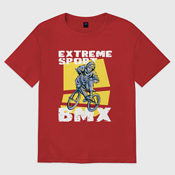 Женская футболка оверсайз BMX фристайл