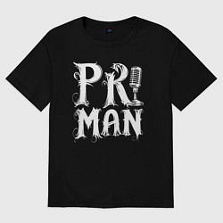 Женская футболка оверсайз PRщик