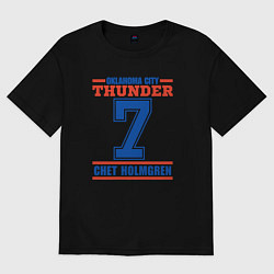 Футболка оверсайз женская Chet Holmgren, цвет: черный