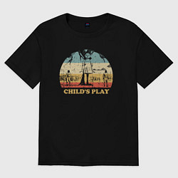 Женская футболка оверсайз Детская игра